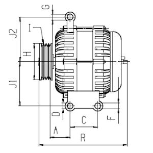 Drehstromgenerator HC-CARGO F 032 116 843