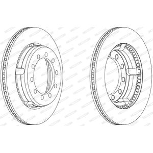 Jarrulevy FERODO FCR179A