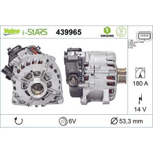Drehstromlichtmaschine VALEO 439965