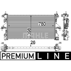 Radiator MAHLE CR 808 000P