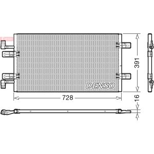 Condenseur (climatisation) DENSO DCN20019