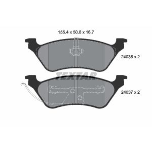 Bremsbelagsatz TEXTAR 2403605, Hinten