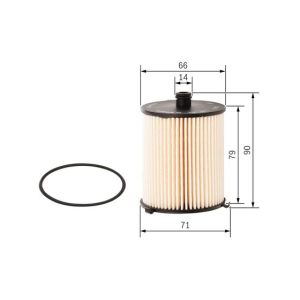 Filtro combustible BOSCH F 026 402 810