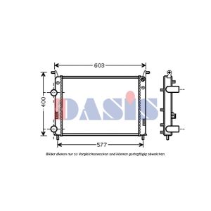 Raffreddatore motore AKS DASIS 080089N