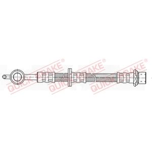 Tubo do travão flexível traseiro, esquerdo QUICK BRAKE 58.965