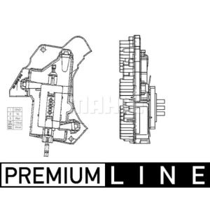 Regolatore, ventilatore interno MAHLE ABR 24 000P