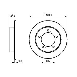 Bremsscheibe BOSCH 0 986 478 377