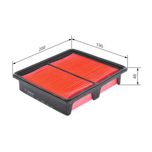 Luftfilter BOSCH FILTRY 1 457 433 955