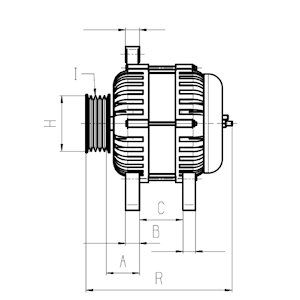Drehstromgenerator HC-CARGO F 032 116 912