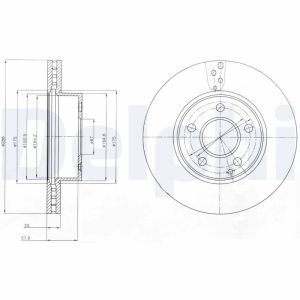 Disque de frein DELPHI BG4227C