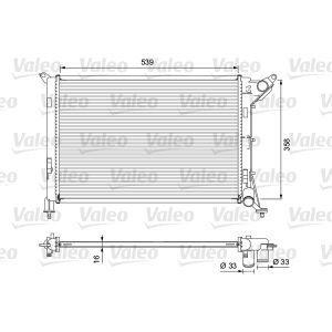 Radiador, arrefecimento do motor VALEO 701730