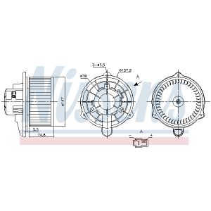 Binnenventilator NISSENS 87270