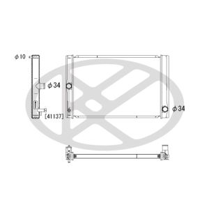 Raffreddatore motore KOYORAD PL012091