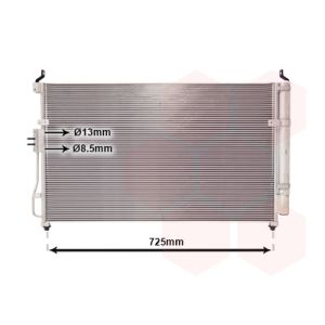A/C-kondensor VAN WEZEL 83005111