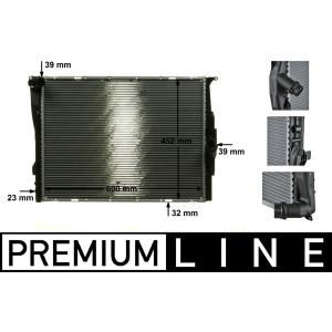 Radiateur, refroidissement moteur BEHR MAHLE CR 1090 000P