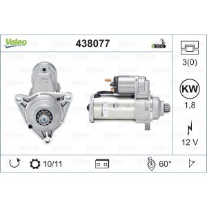 Starter VALEO ORIGINS NEW VALEO 438077