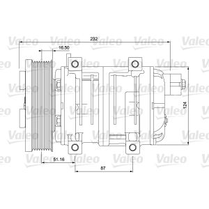 Compressor, ar condicionado VALEO 716657