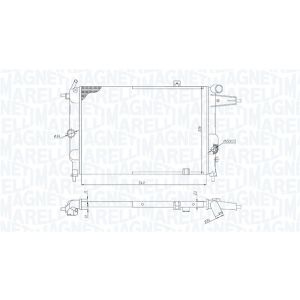 Raffreddatore motore MAGNETI MARELLI 350213189800