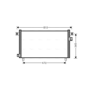 A/C-kondensor AVA COOLING DN5330