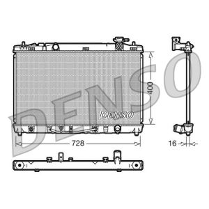 Radiator, motorkoeling DENSO DRM50041