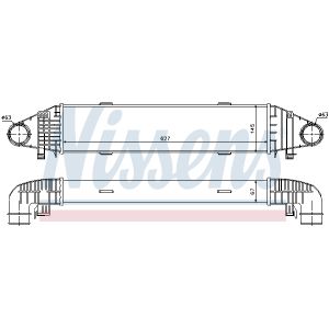 Intercooler NISSENS 96597