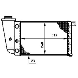 Arrefecedor do motor MAHLE CR 617 000S