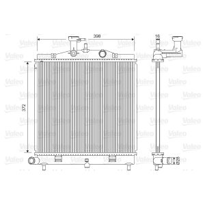 Radiator, motorkoeling VALEO 701605