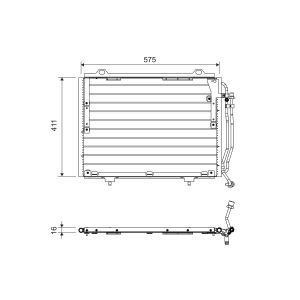 Condenseur (climatisation) VALEO 817563