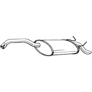 Endschalldämpfer BOSAL 200-543