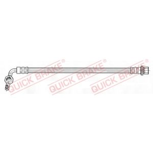Tubo do travão flexível traseiro, esquerdo QUICK BRAKE QB50.068