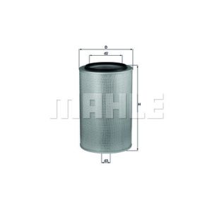 Luftfilter MAHLE LX 273