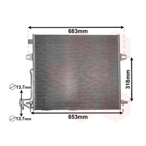 Condensator, airconditioning VAN WEZEL 30005406