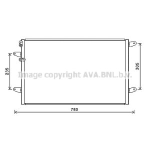 Condensatore, impianto di climatizzazione AVA COOLING VN5379 AVA