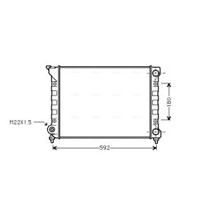 Arrefecedor do motor AVA COOLING VN2071