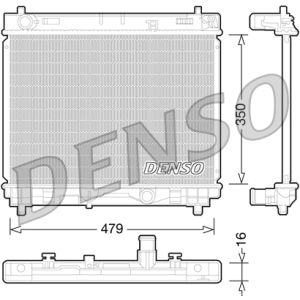 Radiador, arrefecimento do motor DENSO DRM50059