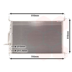 Condenseur (climatisation) VAN WEZEL 03005301
