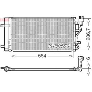 Condenseur (climatisation) DENSO DCN41027