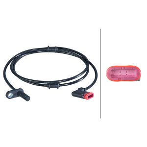 Sensor do ABS traseiro, direito HELLA 6PU 010 039-731