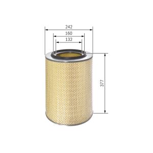 Filtro de ar BOSCH FILTRY 1 457 433 651