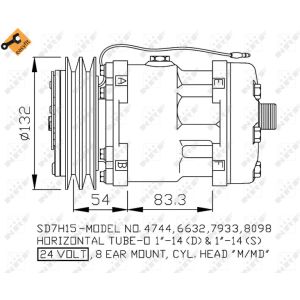 Compressor airconditioning NRF 32135