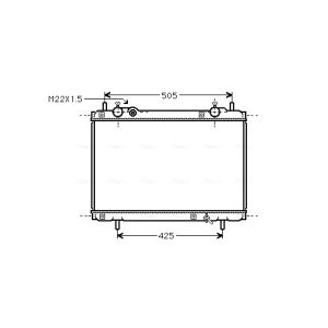 Arrefecedor do motor AVA COOLING FT2185