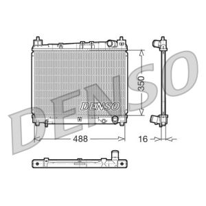 Radiador de motor DENSO DRM50006