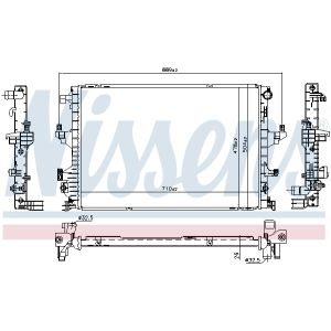 Radiador NISSENS NIS 65346