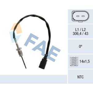 Abgastemperatursensor FAE 68628