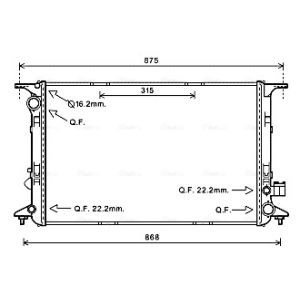 Motorkühler AVA COOLING AI2365
