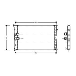 Raffreddatore motore AVA COOLING PEA2176