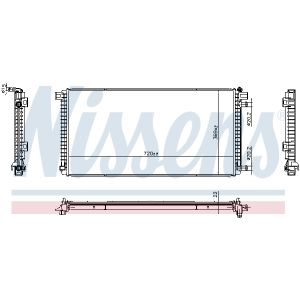 Radiador NISSENS NIS 606787