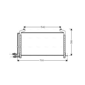 Condenseur (climatisation) AVA COOLING SB5031