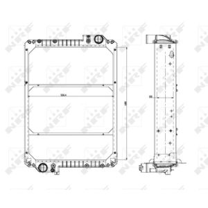 Kühler, Motorkühlung NRF 54074