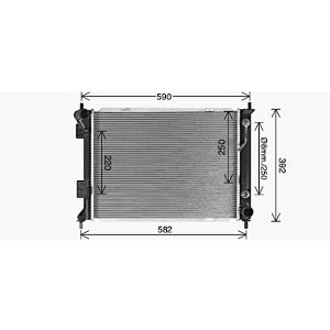 Arrefecedor do motor AVA COOLING HY2590